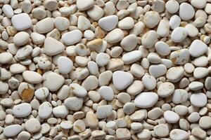 White Stone Background, Pebbles Stone Background, Stone Background, Pebble Stones, Pebbles Wallpaper, AI Generative photo