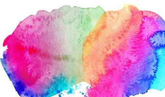 Isolated watercolor splatter stain colorful photo