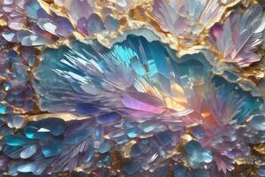 Angel aura Quartz, Quartz Background, Crystal Diamond, Angel aura Quartz Background, Crystal Background, AI Generative photo