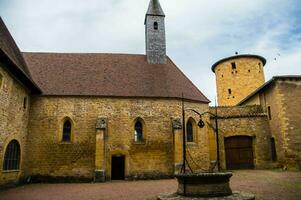 abbey,charlieu, in loire,france photo