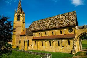 abbeyl of benisson dieu,loire,france photo