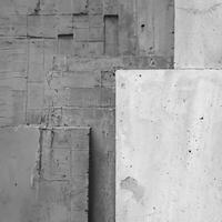 White concrete wall photo