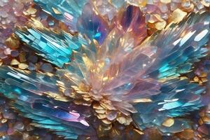 Angel aura Quartz, Quartz Background, Crystal Diamond, Angel aura Quartz Background, Crystal Background, AI Generative photo