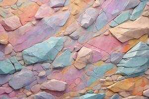 Pastel Rock Texture Background, Pastel Stone Texture Background, Stone Background, Rock background, Stone Texture, Rock Texture, AI Generative photo