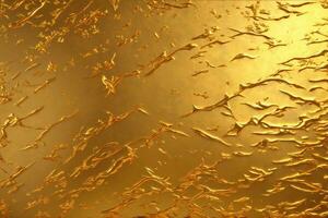 Gold Metal Texture, Gold Metallic Texture, Metallic Texture, Metal Background, AI Generative photo