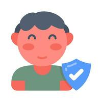 Child Protection icon in vector. Illustration vector