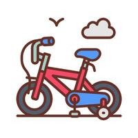 bicicleta icono en vector. ilustración vector