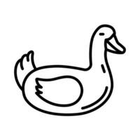 Pato juguete icono en vector. ilustración vector