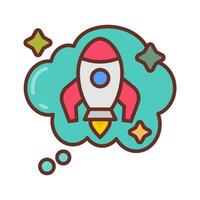 Dream icon in vector. Illustration vector