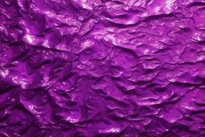 Purple Foil Texture, Purple Foil Background, Foil Texture, Foil Background, Purple Texture, AI Generative photo