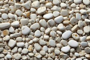 White Stone Background, Pebbles Stone Background, Stone Background, Pebble Stones, Pebbles Wallpaper, AI Generative photo