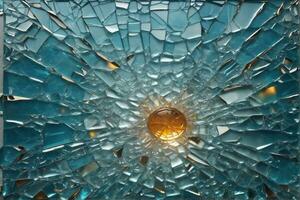 Cracked Glass Texture, Cracked Glass Texture Background, Frosted Glass Texture, Broken Glass Texture, Glass Crack, AI Generative photo