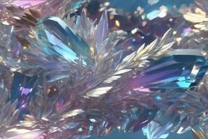 Angel aura Quartz, Crystal Gemstone, Crystal Diamond, Quartz Diamond, Angel aura Quartz Stone, AI Generative photo