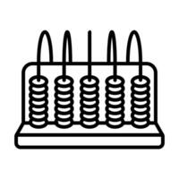 Abacus icon in vector. Illustration vector