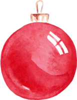 Natal bolha. aguarela clipart png