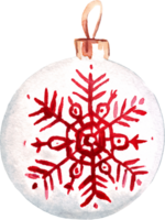 jul bubbla. vattenfärg ClipArt png