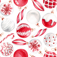 kerstmis bubbels. naadloos patroon png