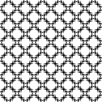 Black seamless abstract pattern. Overlay for background and backdrop. Ornamental design. PNG graphic illustration with transparent background.