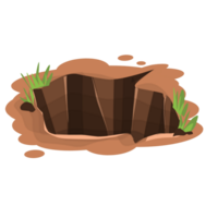 Hole in the ground Illustration png