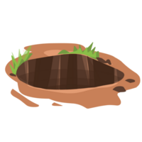 Hole in the ground Illustration png