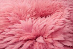 Pink Fur Texture, Pink Fur Texture Background, Fur Texture, Fluffy Fur Texture, Fluffy Fur Background, AI Generative photo