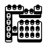 Lego icono en vector. ilustración vector