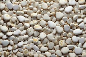 White Stone Background, Pebbles Stone Background, Stone Background, Pebble Stones, Pebbles Wallpaper, AI Generative photo