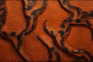 Snake Leather Texture Background, Snake Leather Texture, Leather Background, Leather Texture, AI Generative photo