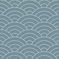 Grey Japanese wave pattern background. Japanese pattern vector. Waves background illustration. for clothing, wrapping paper, backdrop, background, gift card. vector