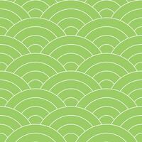 Light green Japanese wave pattern background. Japanese pattern vector. Waves background illustration. for clothing, wrapping paper, backdrop, background, gift card. vector