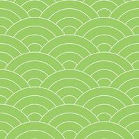 Light green Japanese wave pattern background. Japanese pattern vector. Waves background illustration. for clothing, wrapping paper, backdrop, background, gift card. vector