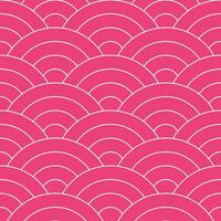 Pink Japanese wave pattern background. Japanese pattern vector. Waves background illustration. for clothing, wrapping paper, backdrop, background, gift card. vector