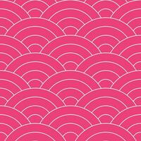 Pink Japanese wave pattern background. Japanese pattern vector. Waves background illustration. for clothing, wrapping paper, backdrop, background, gift card. vector