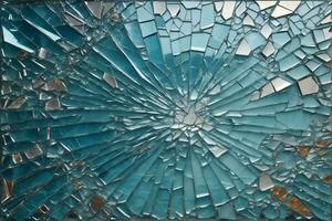 Cracked Glass Texture, Cracked Glass Texture Background, Frosted Glass Texture, Broken Glass Texture, Glass Crack, AI Generative photo
