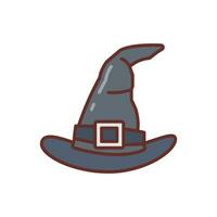 Witch Hat icon in vector. Illustration vector