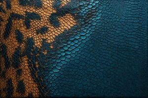 Snake Leather Texture Background, Snake Leather Texture, Leather Background, Leather Texture, AI Generative photo