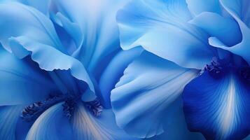 spring blue flower background close ai generated photo