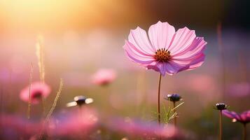 summer natural flower background pristine ai generated photo