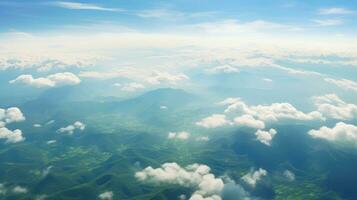 hermosa escénico cielo día paisaje ai generado foto