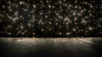 abstract bokeh wall black background ai generated photo