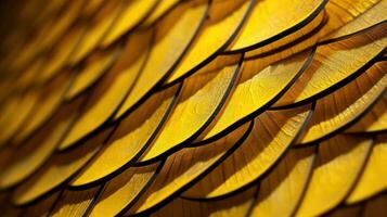 leaf yellow macro background intricate ai generated photo