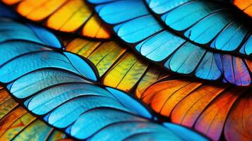 closeup colorful macro background intricate ai generated photo
