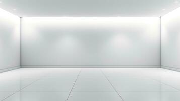 design empty product corridor background ai generated photo