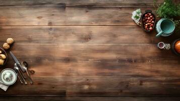 table board vintage top view Country Kitchen photo