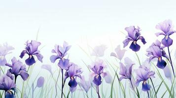 floral bloom flower background minimalistic ai generated photo