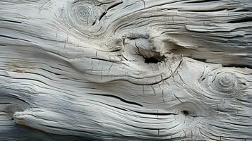 Nature's intricate design captured in the rugged texture of a weathered wood, a glimpse of the wild and free spirit of the outdoors, AI Generative photo