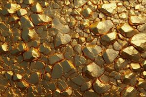 Gold Rock Texture Background, Gold Texture Background, Gold Stone Texture Background, Gold Texture, Gold Rock, AI Generative photo