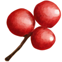 Berry, Christmas item. Generative AI png