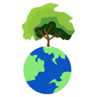 mundo ambiente y tierra día concepto. salvar el mundo png
