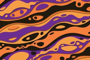 3D abstract psychedelic groovy background. vector